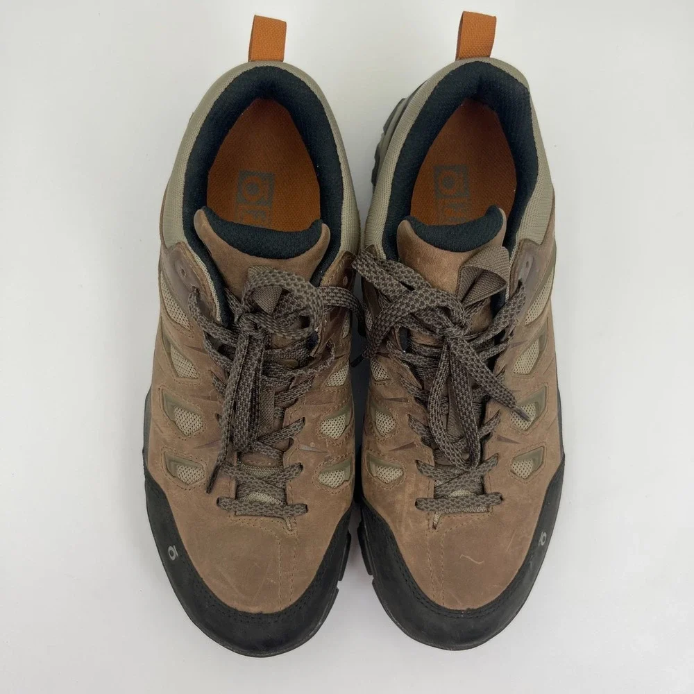 Oboz Sawtooth X Low B-Dry Hiking Shoes Mens Size 11 Wide Trail Nubuck Waterproof